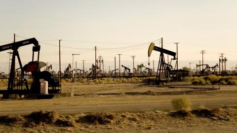 Oil rigs in West Texas