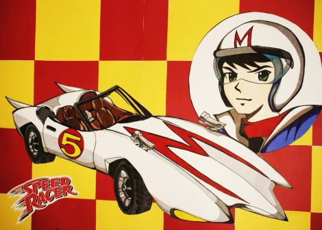Speed racer cartoon